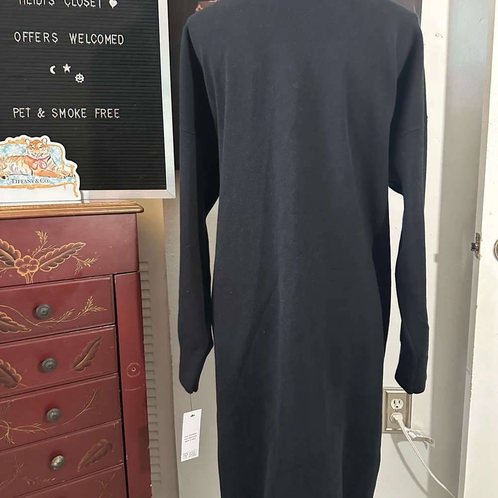 🆕DKNY Black/White Sweater Dress - Picture 12 of 17